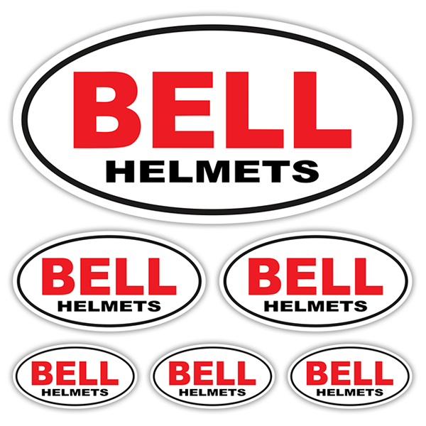 Pegatinas: Set Bell Helmets