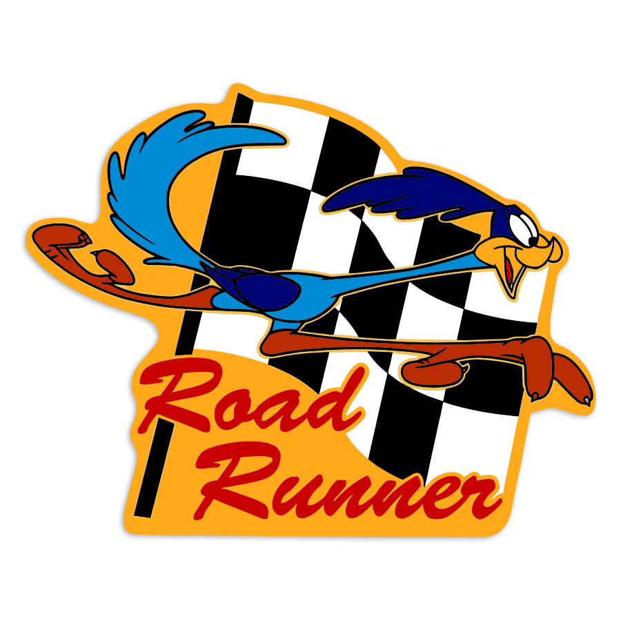 Pegatinas: Correcaminos Bandera Racing