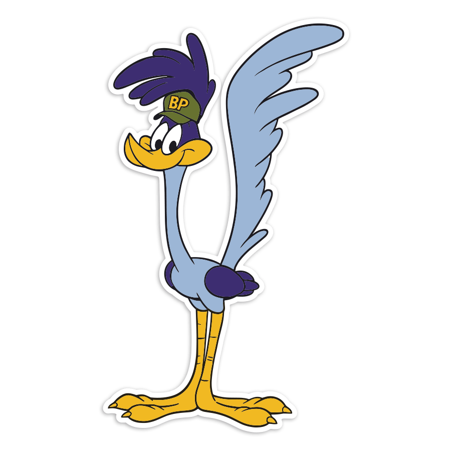 Pegatinas: Correcaminos Gorra BP