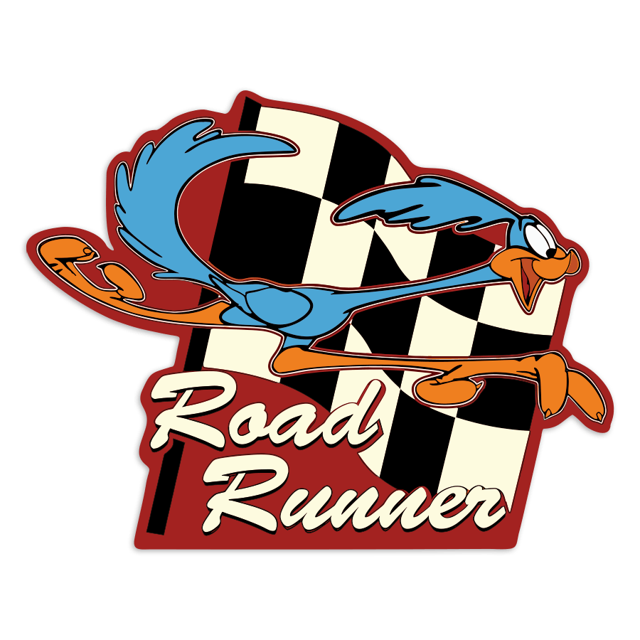 Pegatinas: Road Runner Bandera Clásica