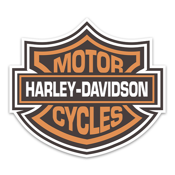 Pegatinas: Harley Davidson escudo