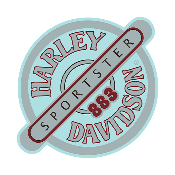 Pegatinas: Harley Davidson Sportster 883