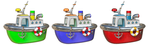 Vinilos Infantiles: Tres Barcos