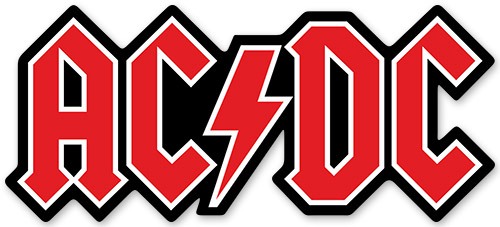 Pegatinas: AC/DC Rojo