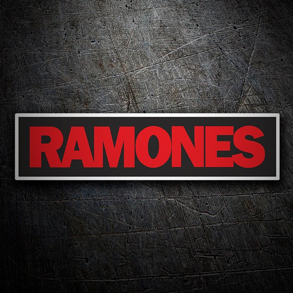 Pegatinas: Ramones Rojo