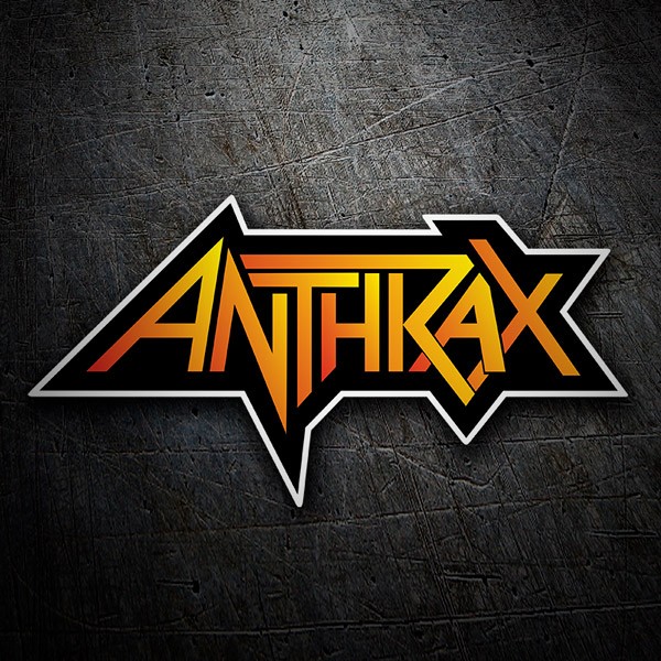 Pegatinas: Anthrax en negro