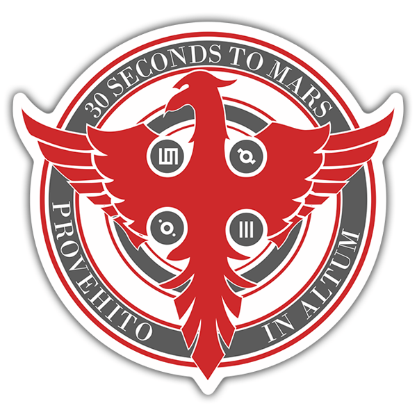 Pegatinas: 30 Second To Mars Logo