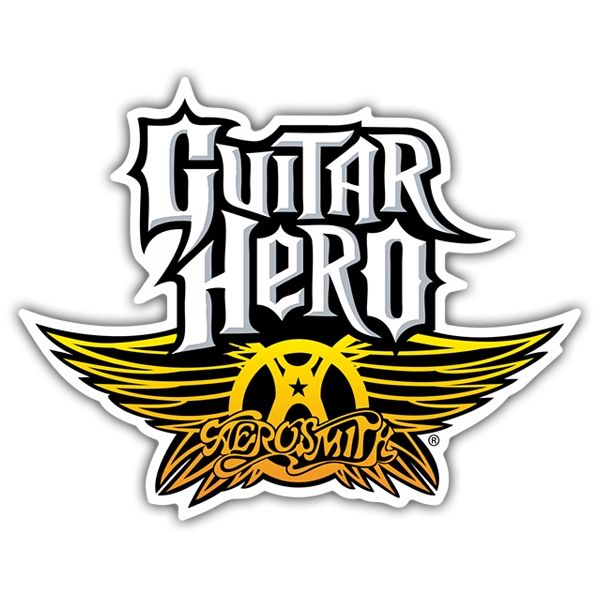 Pegatinas: Guitar Hero Aerosmith