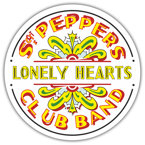 Pegatinas: Sgt. Pepper's Lonely Hearts Club Band