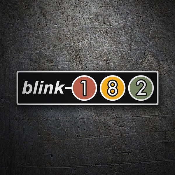 Pegatinas: Blink 182 Retro