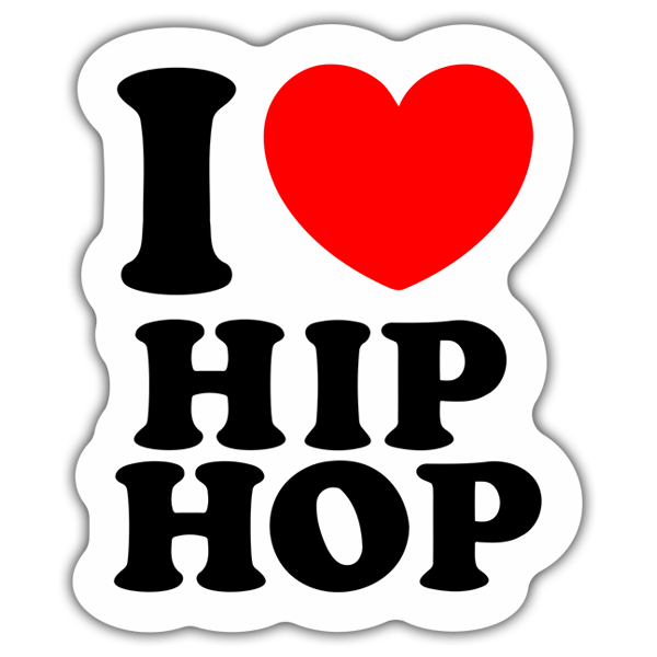 Pegatinas: I Love Hip Hop