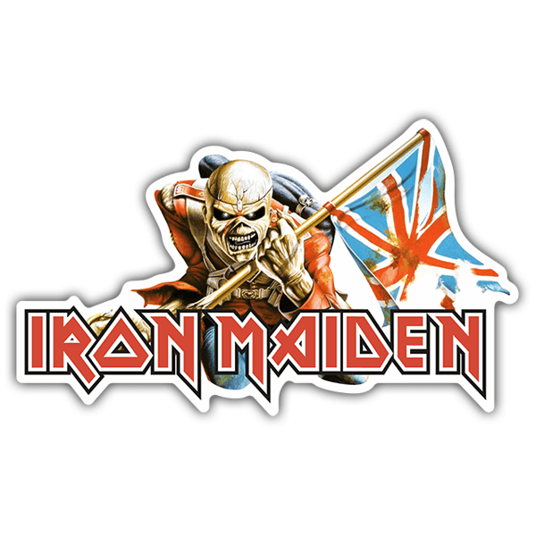 Pegatinas: Iron Maiden - The Trooper