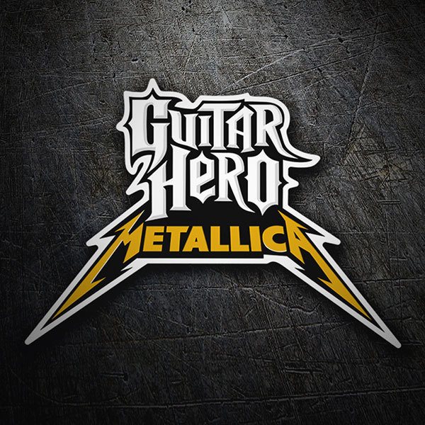 Pegatinas: Guitar Hero Metallica