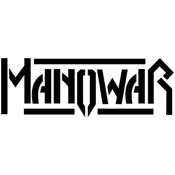 Pegatinas: Manowar Logo