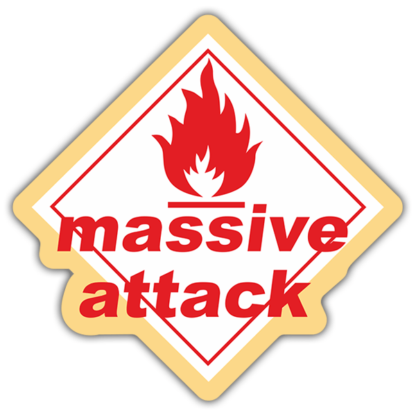 Pegatinas: Massive Attack - Blue Lines