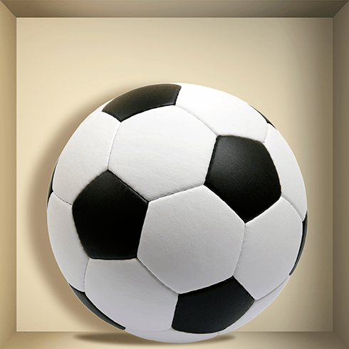 Vinilos Decorativos: Nicho balón de fútbol