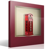 Vinilos Decorativos: Nicho Cabina telefónica londinense 4