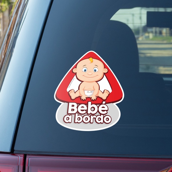 Pegatinas: Bebé a bordo en español