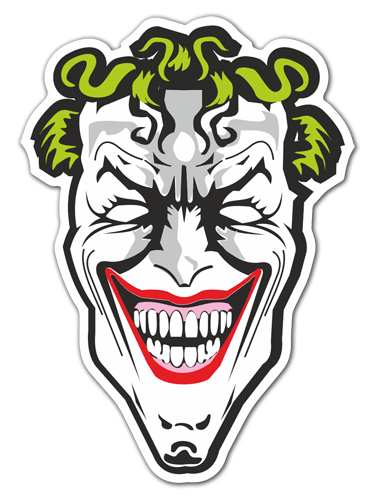 Pegatinas: El villano Joker