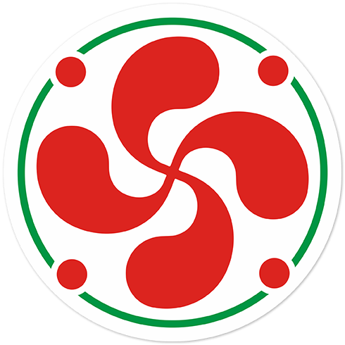 Pegatinas: Lábaro Cántabro rojo