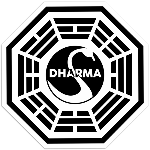 Pegatinas: Iniciativa Dharma, Lost