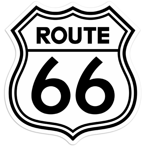 Pegatinas: Route 66 2
