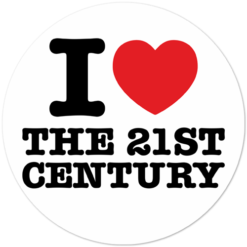 Pegatinas: I love 21st Century