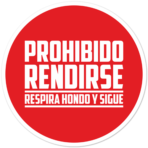 Pegatinas: Prohibido Rendirse