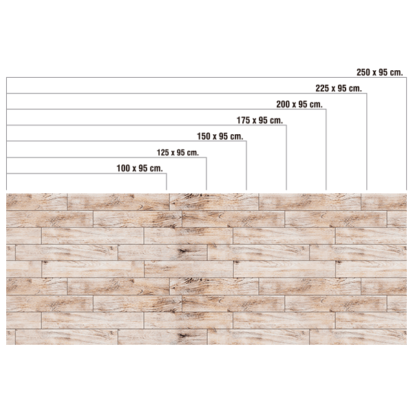 Vinilos Decorativos: Parquet rústico