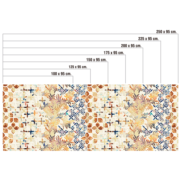 Vinilos Decorativos: Ornamento multicolor