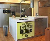 Vinilos Decorativos: Fresh & Strong Espresso Coffee 6