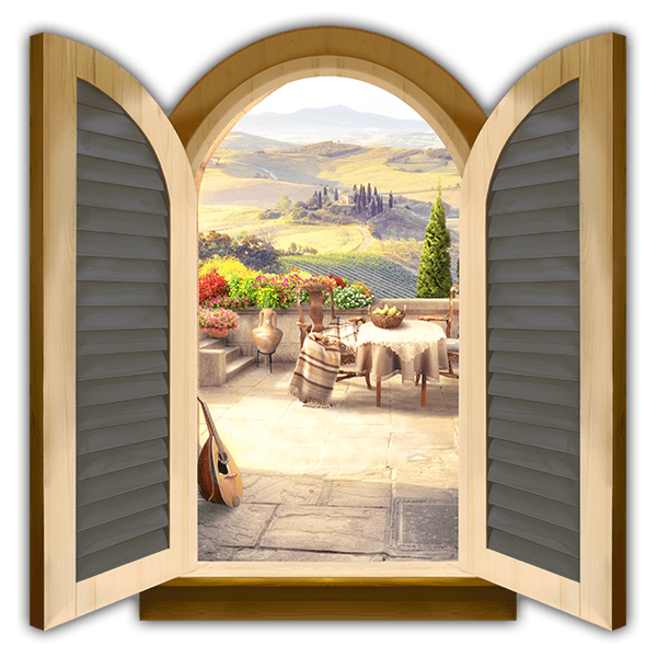 Vinilos Decorativos: Ventana Mirador del valle