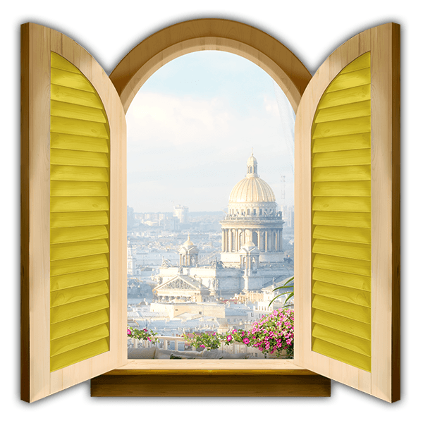 Vinilos Decorativos: Ventana San Petersburgo