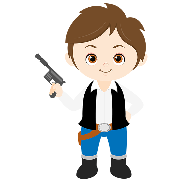 Vinilos Infantiles: Han Solo