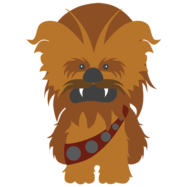 Vinilos Infantiles: Chewbacca