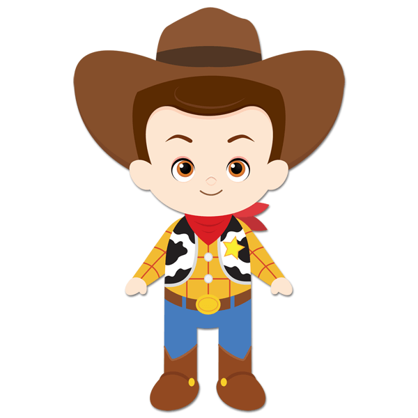 Vinilos Infantiles: Sheriff Woody, Toy Story