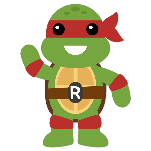 Vinilos Infantiles: Tortuga Ninja Rafhael