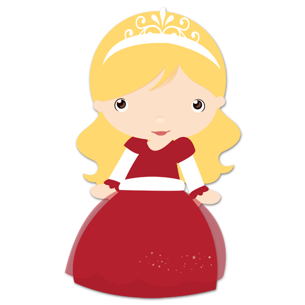 Vinilos Infantiles: Princesa rubia