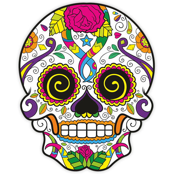 Vinilos Decorativos: Calavera Mexicana Chucho el Roto