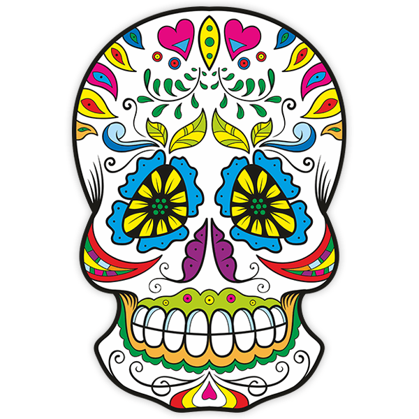 Vinilos Decorativos: Calavera Mexicana Heraclio Bernal