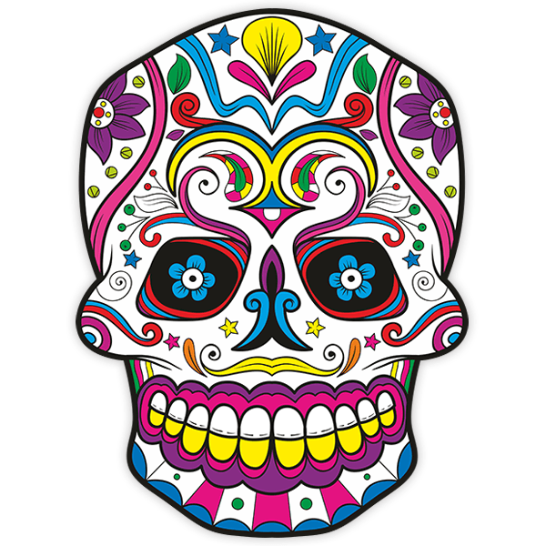 Vinilos Decorativos: Calavera Mexicana de Chespirito