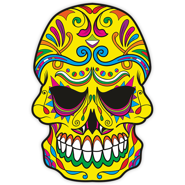 Vinilos Decorativos: Calavera Mexicana El Santo