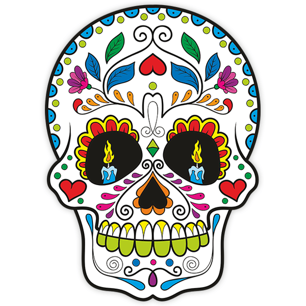 Vinilos Decorativos: Calavera Mexicana Zapata