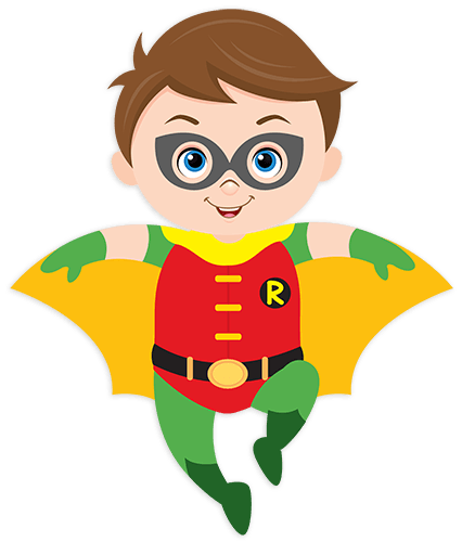 Vinilos Infantiles: Robin volando