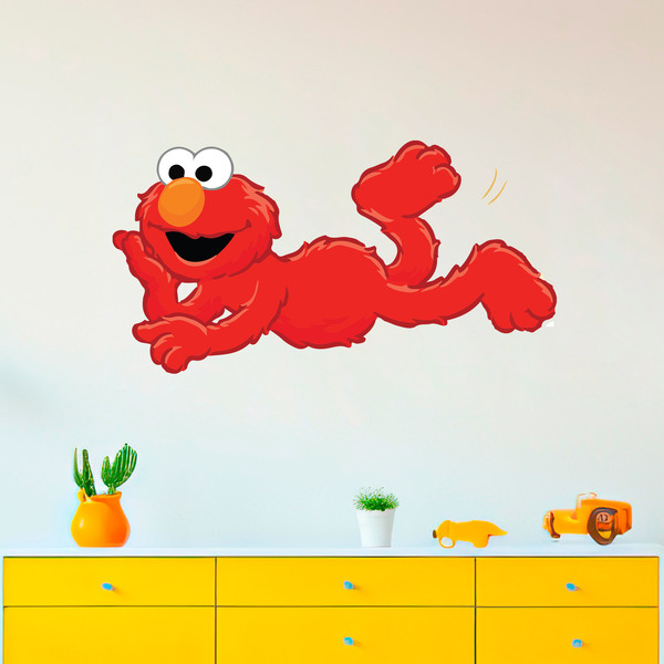 Vinilos Infantiles: Elmo tumbado