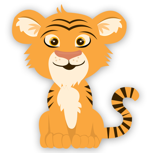 Vinilos Infantiles: Tigre Aladdín