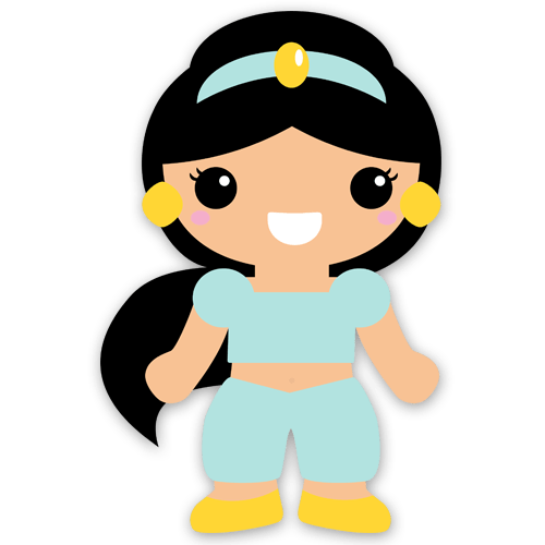 Vinilos Infantiles: Princesa Jasmín