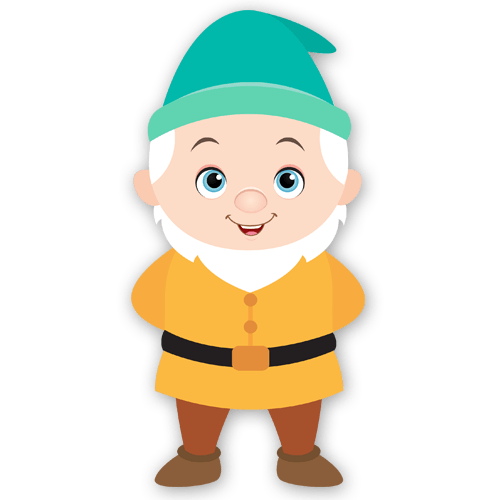 Vinilos Infantiles: Enanito Tímido
