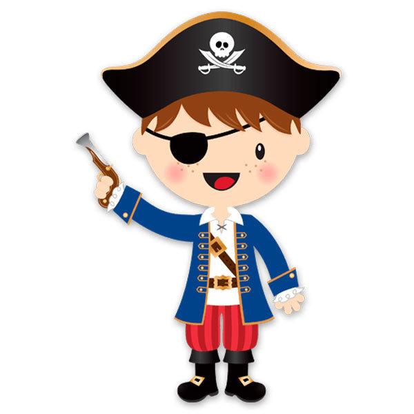 Vinilos Infantiles: El pequeño pirata trabuco