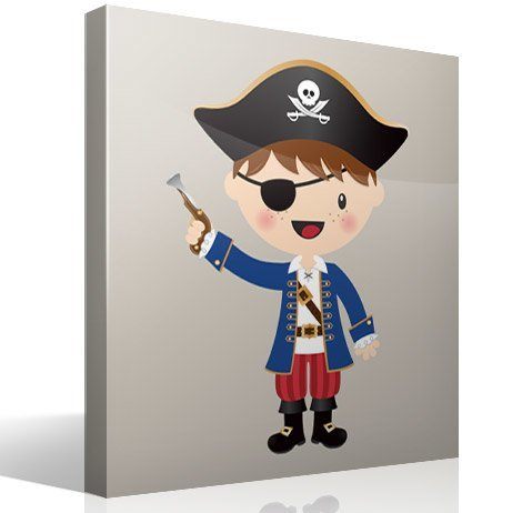 Vinilos Infantiles: El pequeño pirata trabuco